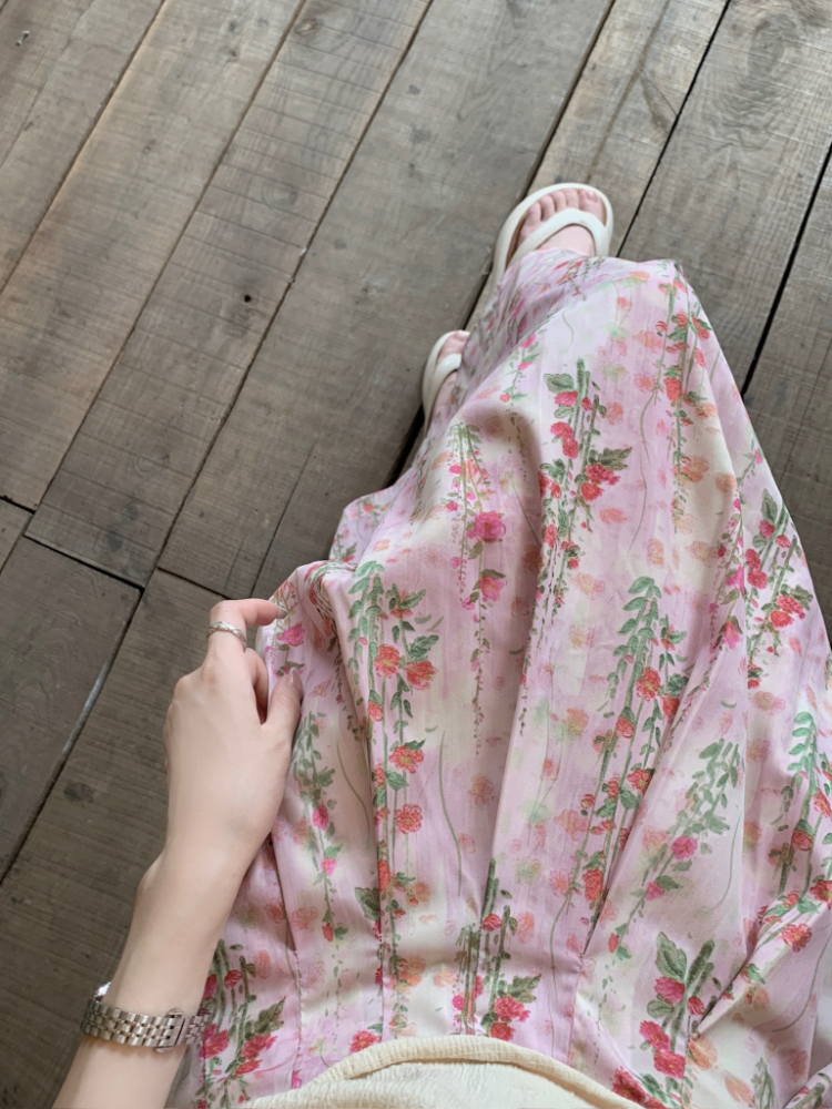 A-line high waist long skirt unique skirt for women