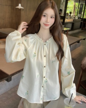 Korean style loose shirt summer tops for women