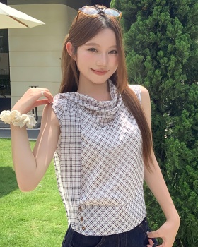 Korean style tops all-match shirt for women