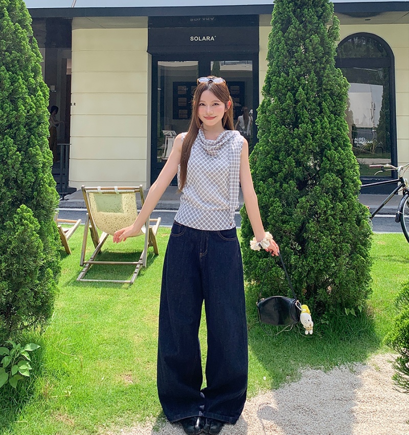 Korean style tops all-match shirt for women