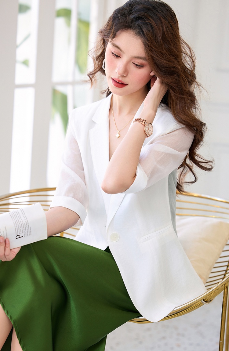 Summer tops thin coat