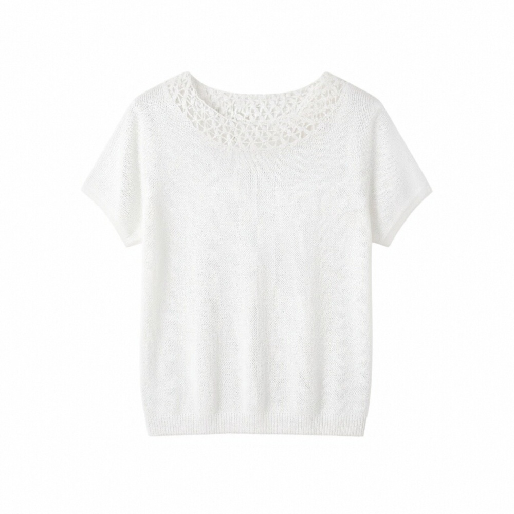 Short sleeve tender sweater bat sleeve summer tops