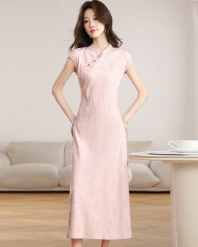 Chinese style dress small cherry cheongsam