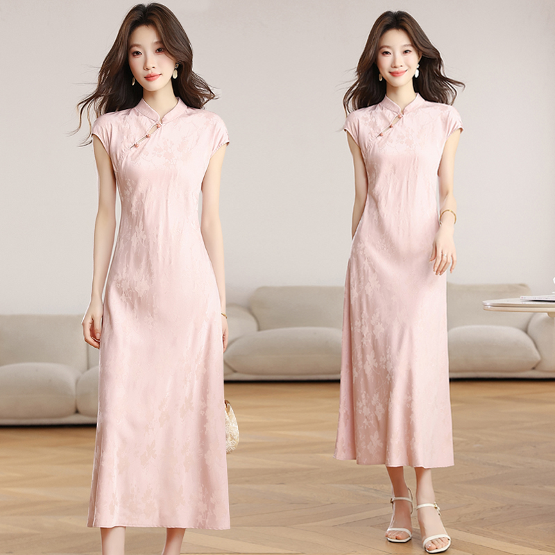 Chinese style dress small cherry cheongsam