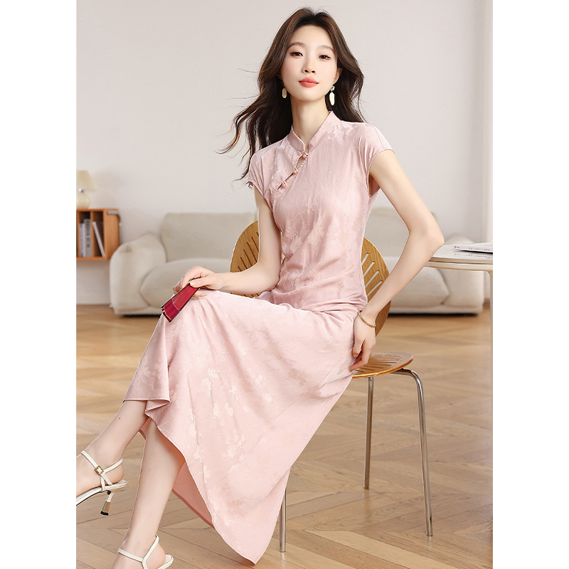 Chinese style dress small cherry cheongsam