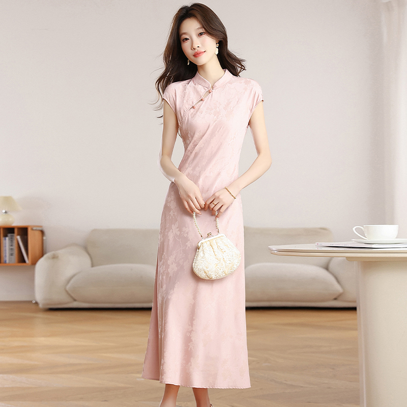 Chinese style dress small cherry cheongsam