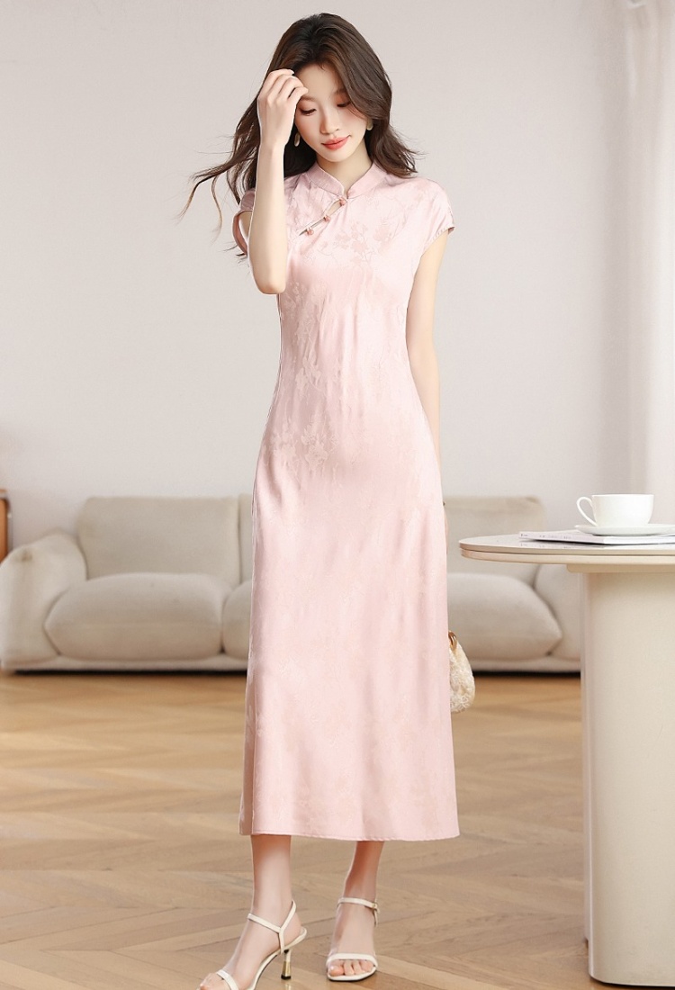 Chinese style dress small cherry cheongsam