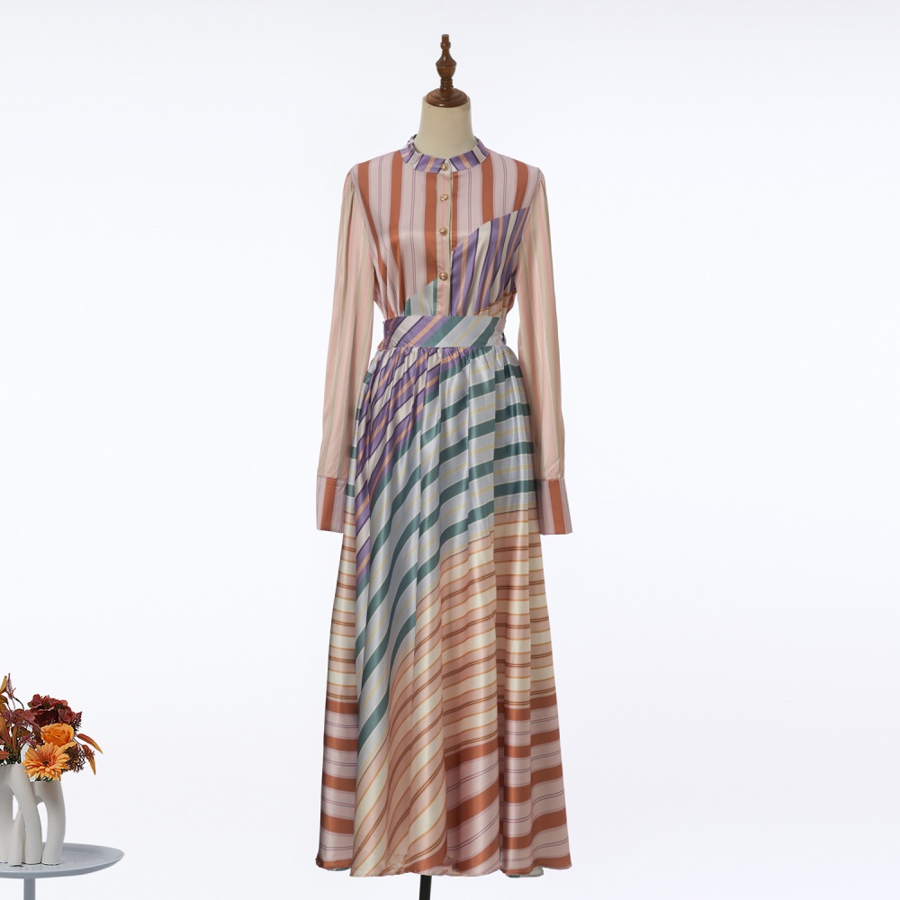 Fashion vacation splice niche skirt a set