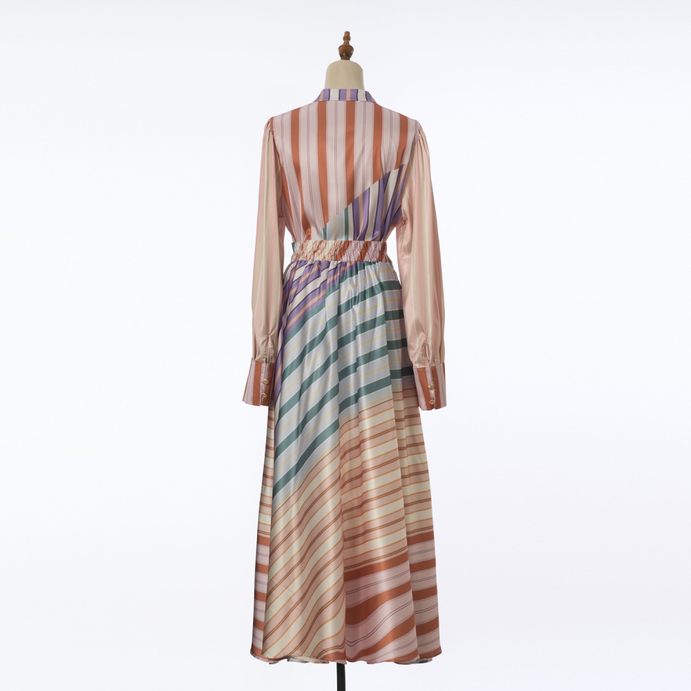 Fashion vacation splice niche skirt a set