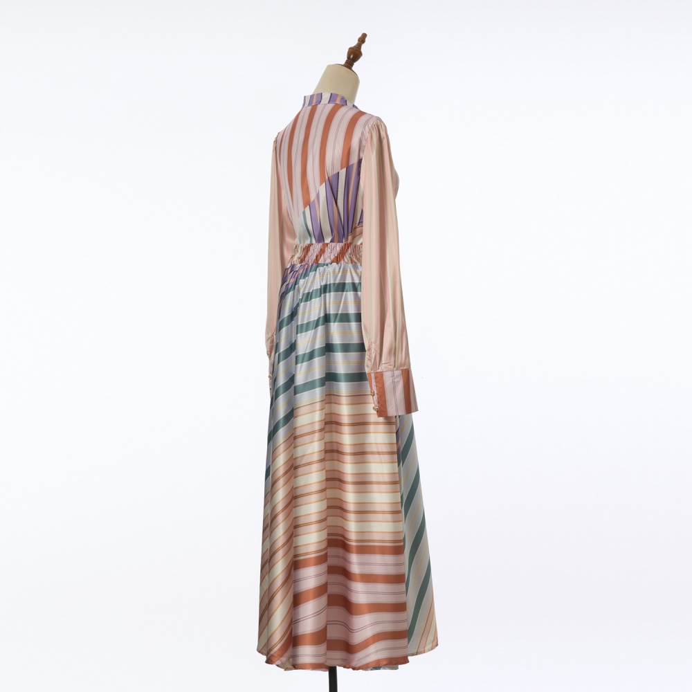 Fashion vacation splice niche skirt a set