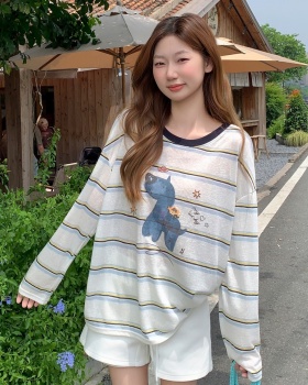 Long sleeve show young sun shirt puppy tops for women