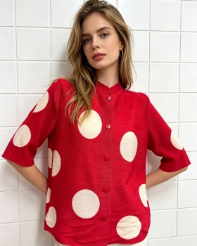 Large yard simple cardigan all-match T-shirt for women