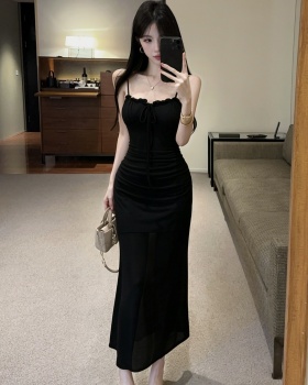 Gauze ladies sweet long dress fashion sexy jumpsuit