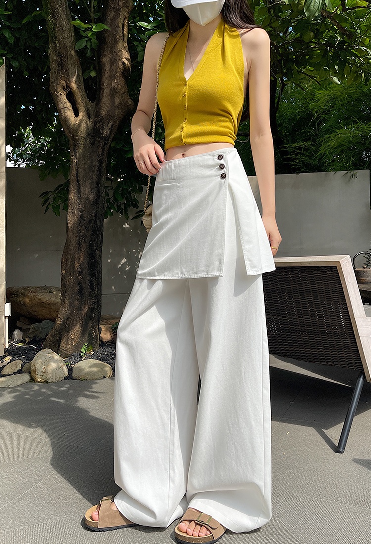 White casual pants suit pants for women