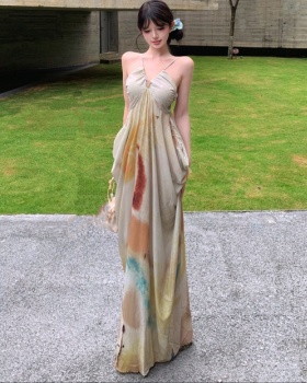 Sandy beach sling samsung fold long dress
