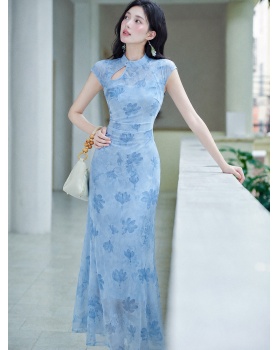 Chinese style sling smock summer cheongsam for women