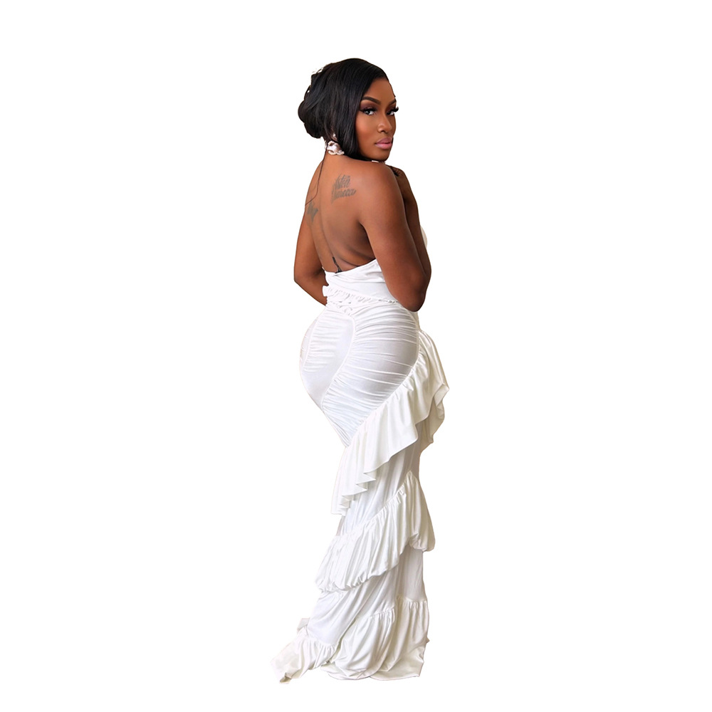 Halter dress summer formal dress for women