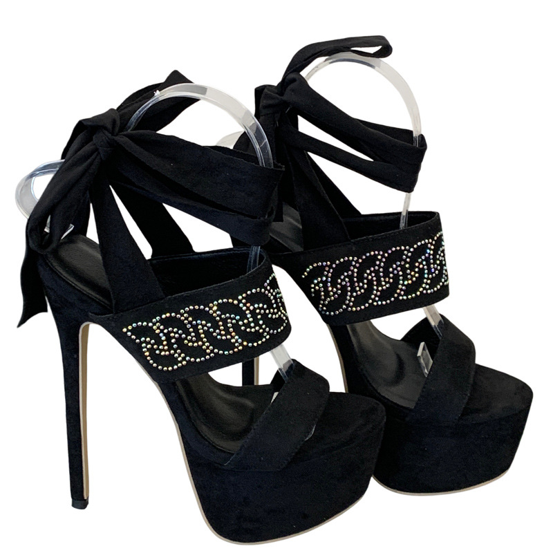 Very high sandals European style platform for women