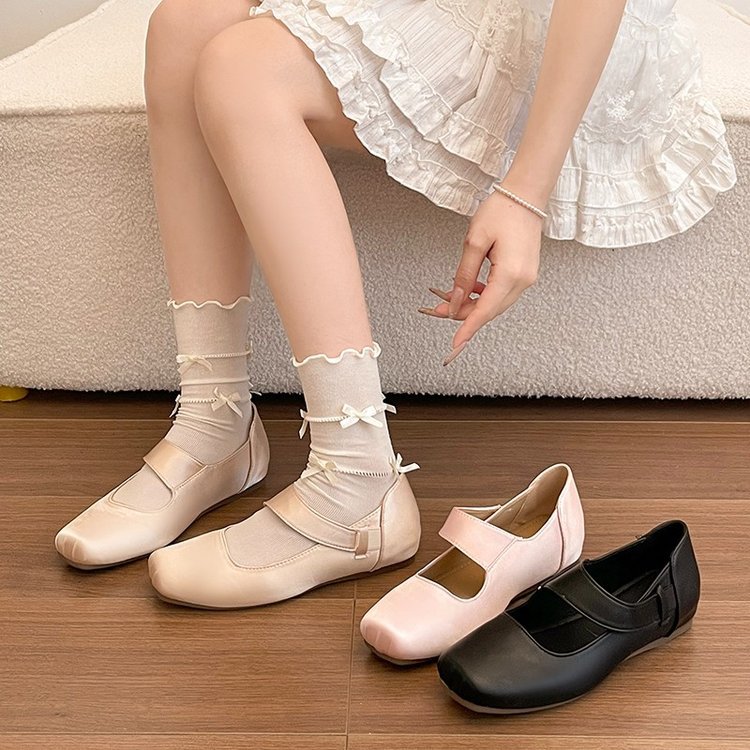 Spring and autumn peas shoes flat shoes for women