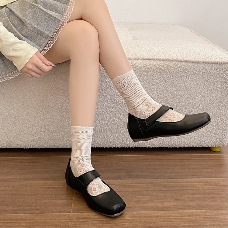 Spring and autumn peas shoes flat shoes for women