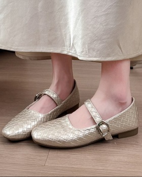 Four seasons spring and autumn peas shoes France style shoes