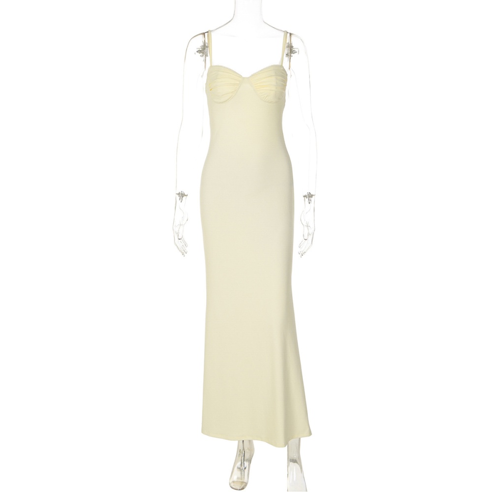 Halter frenum slim spicegirl sling dress for women