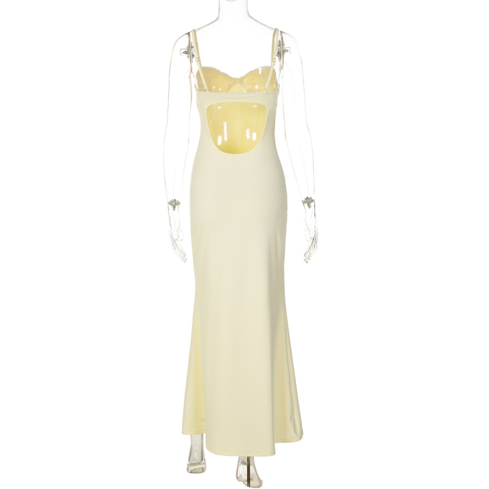 Halter frenum slim spicegirl sling dress for women