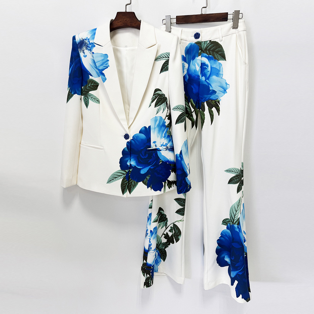 Spring and summer jacket business suit 2pcs set