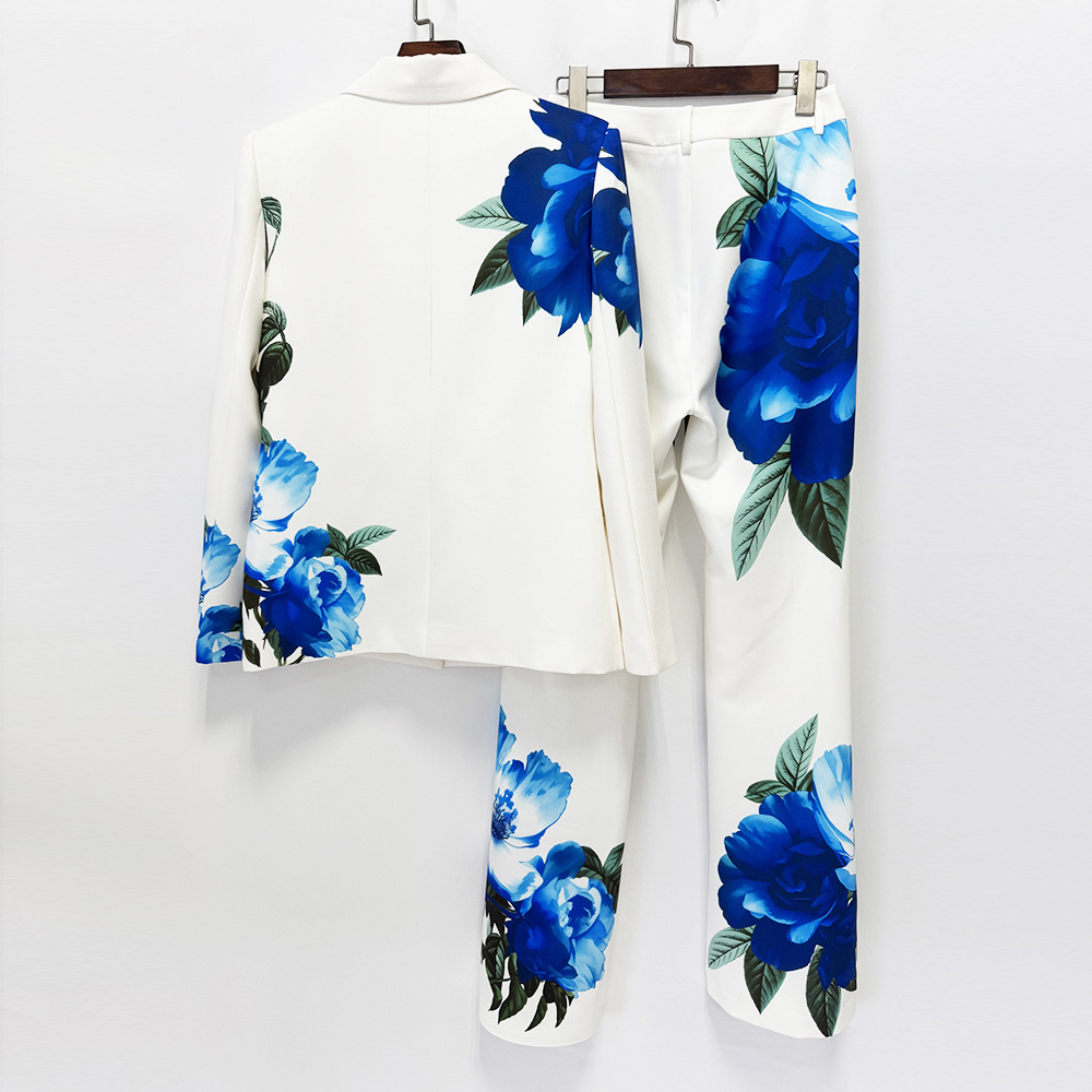 Spring and summer jacket business suit 2pcs set