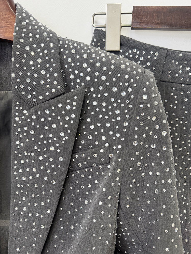 European style business suit ladies jacket 2pcs set