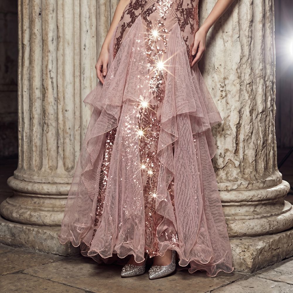 Wedding banquet mermaid annual meeting slim evening dress