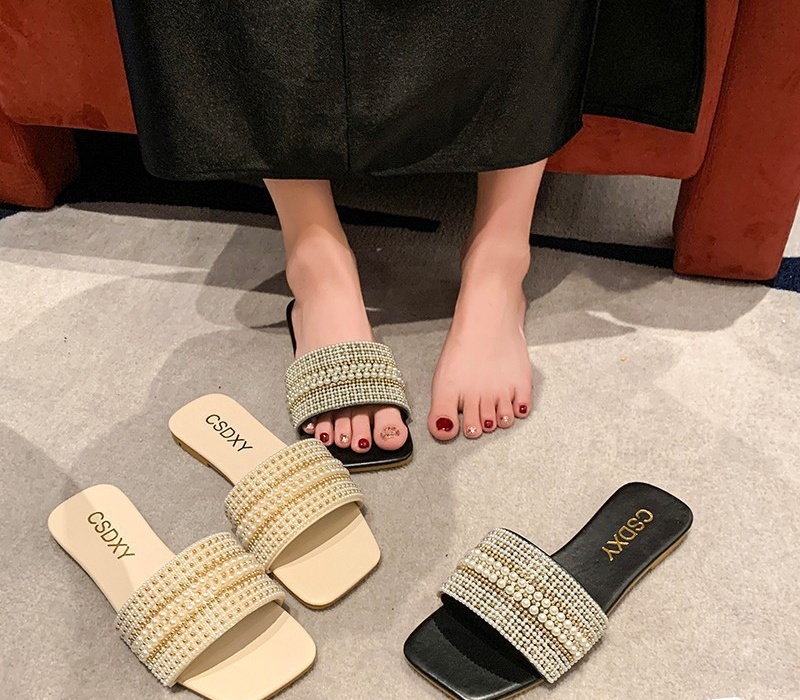 Wears outside summer sandy beach Casual slippers for women