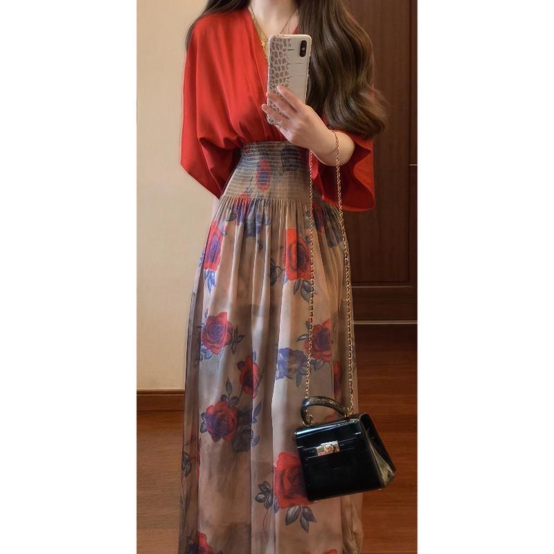 Summer vacation painting Thailand dress