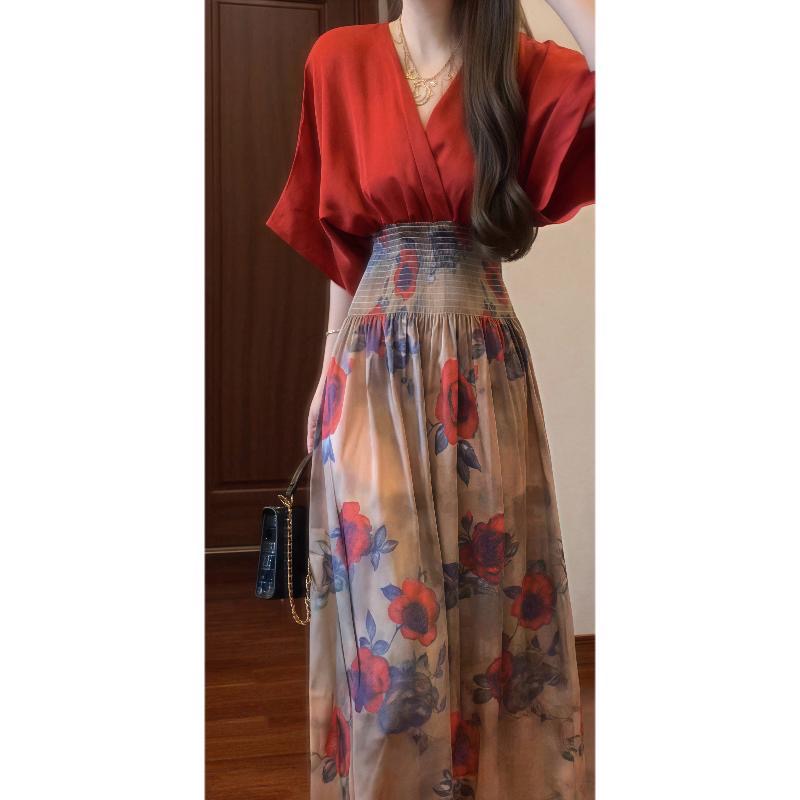 Summer vacation painting Thailand dress