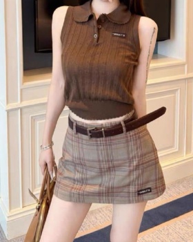 Summer short skirt fashion tops a set for women