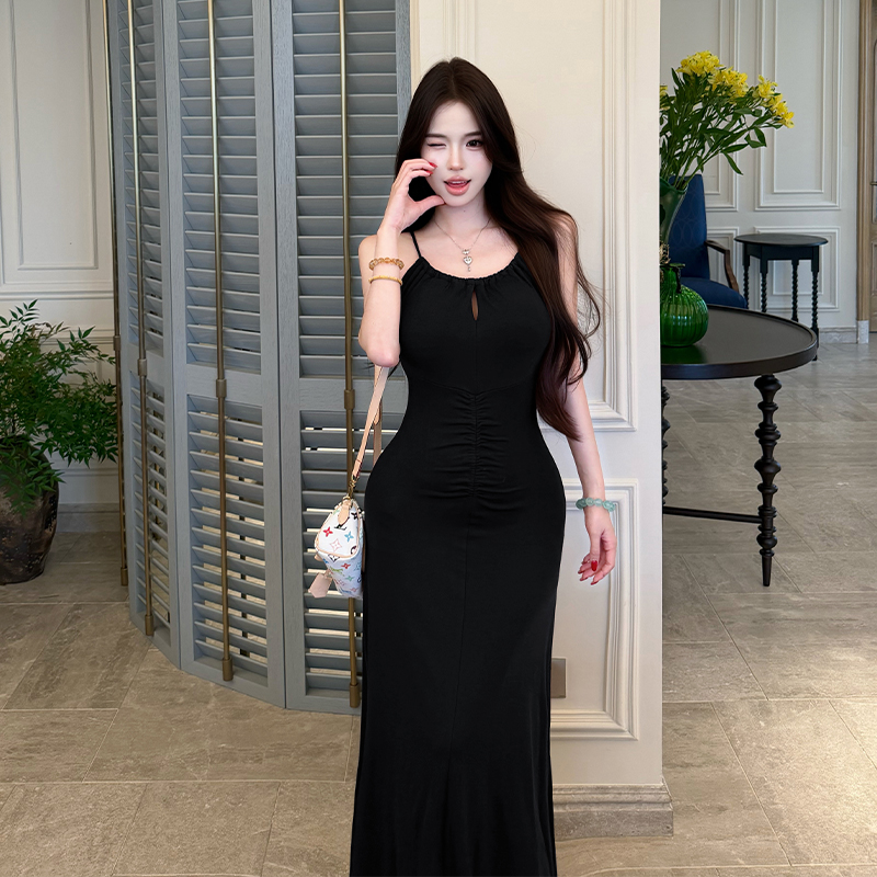 Package hip halter long dress summer sexy dress for women