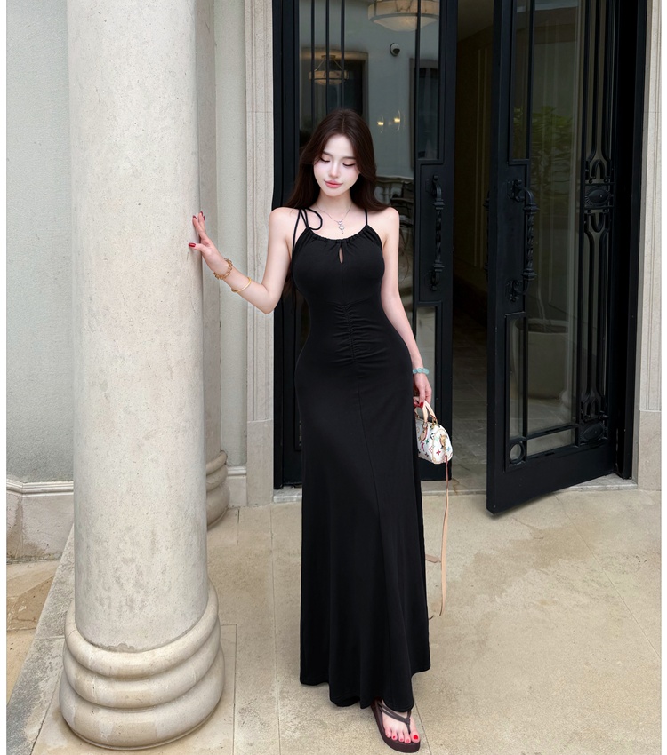 Package hip halter long dress summer sexy dress for women