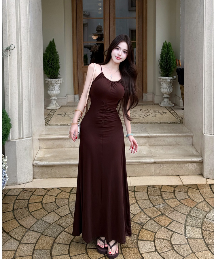 Package hip halter long dress summer sexy dress for women