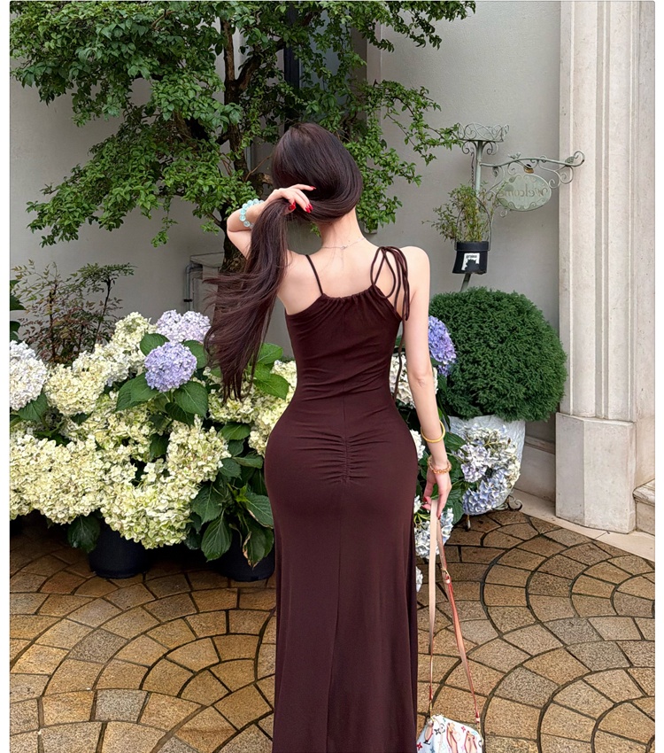 Package hip halter long dress summer sexy dress for women