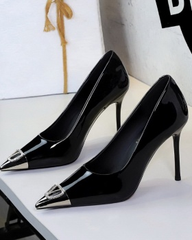 Fine-root lazy shoes European style shoes for women