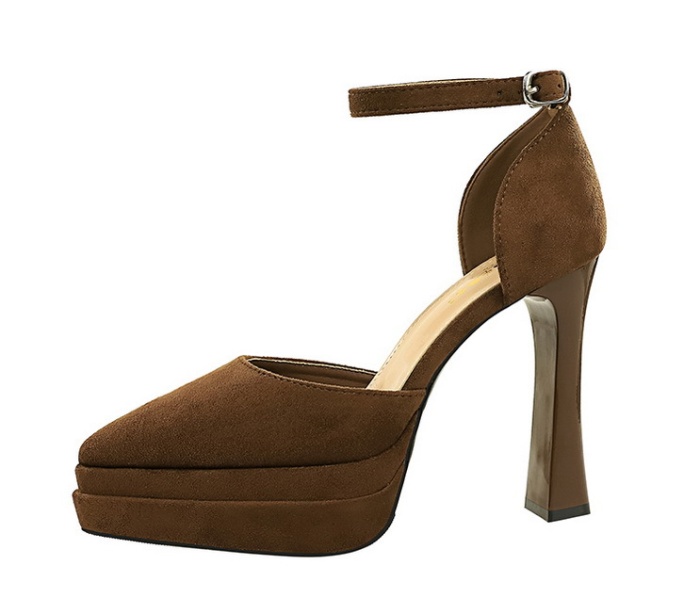 Thick high-heeled platform European style sandals