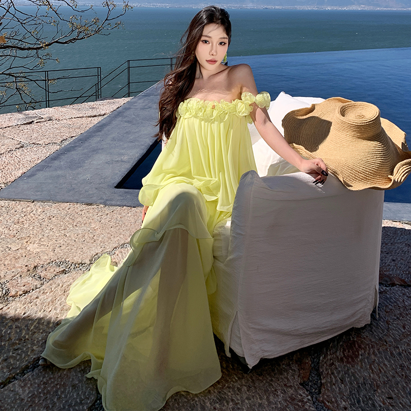 Perform evening dress light luxury formal dress