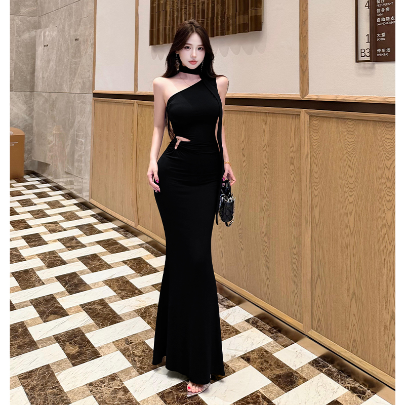 Mermaid sexy dress streamer long dress for women