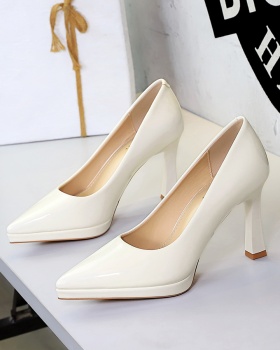 High-heeled sexy platform banquet thick shoes for women