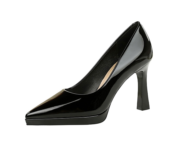 High-heeled sexy platform banquet thick shoes for women