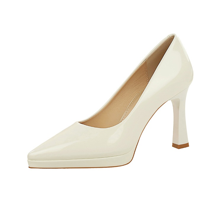 High-heeled sexy platform banquet thick shoes for women
