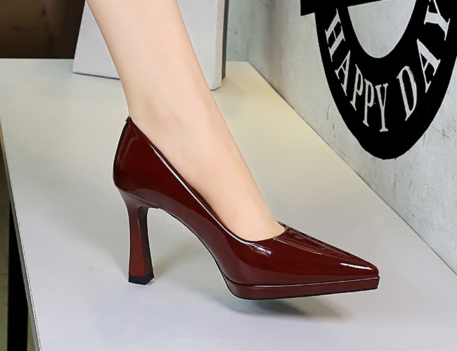 High-heeled sexy platform banquet thick shoes for women