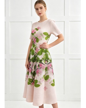 Large yard tender long dress elasticity dress for women