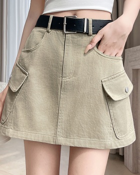 A-line short skirt Casual work clothing for women