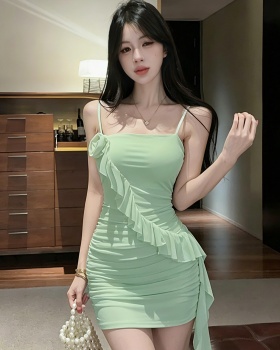 Tight dress drawstring T-back for women